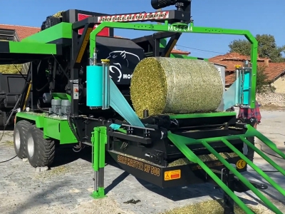 Silage Baler Machine | Bailing and Wrapping Corn Silage | Mofem MF500